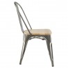 Chaise Bistro Brut Industrielle