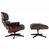 Sillón Clásico Eames & Reposapiés Ottoman