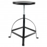 Tabouret Industriel Rotatif Bas